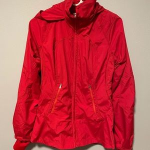 Lululemon Red Rain Jacket Size 6